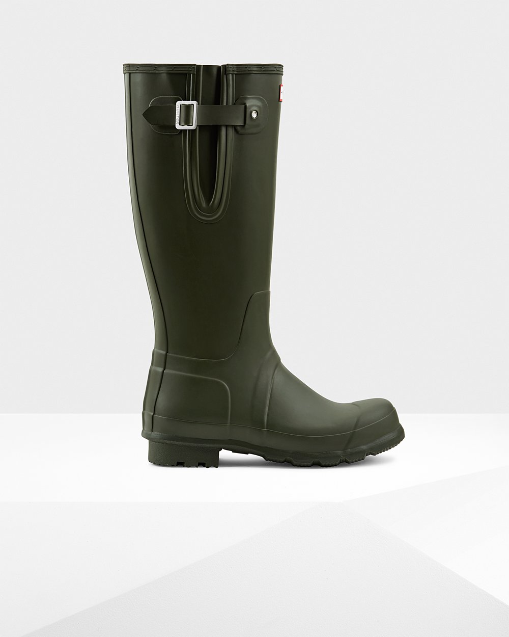 Galochas Altas Hunter Homem Verde Escuro Oliva - Original Side Adjustable - 90APYJCTQ